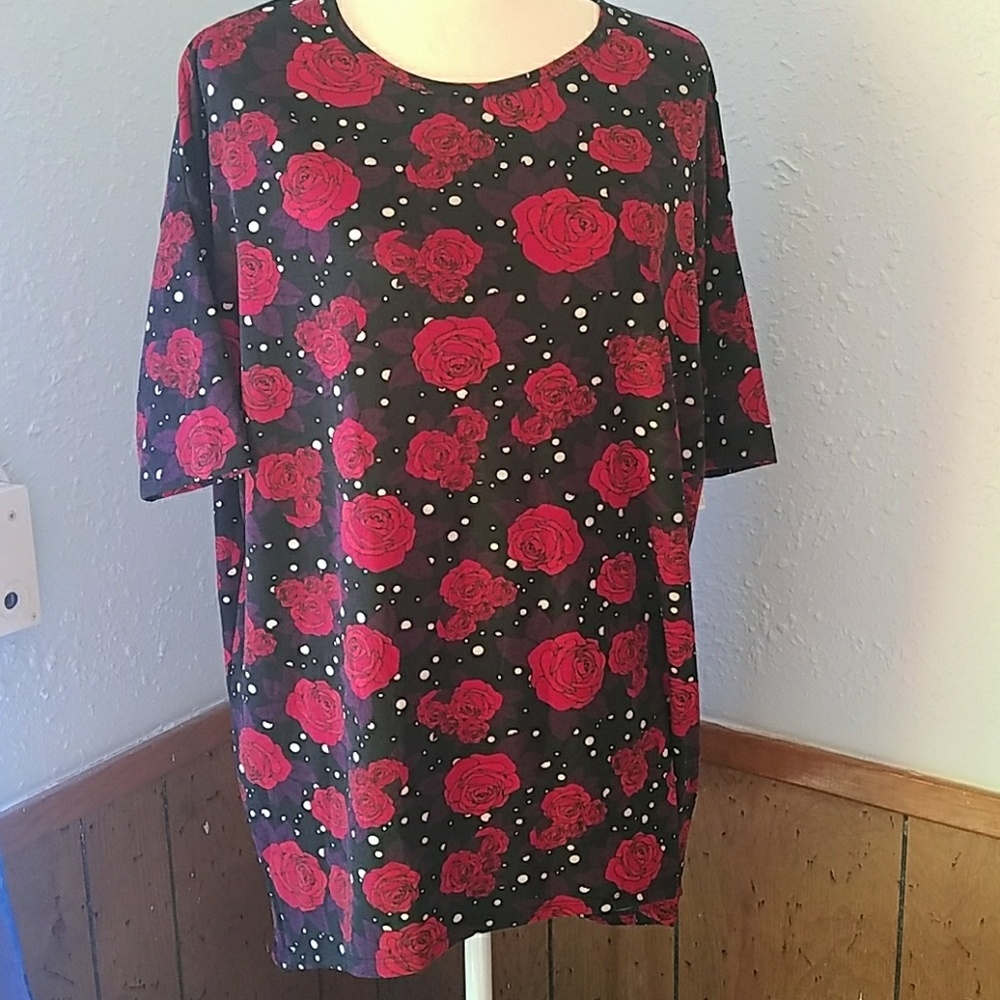 LuLaRoe Roses Irma- XS- BNWT